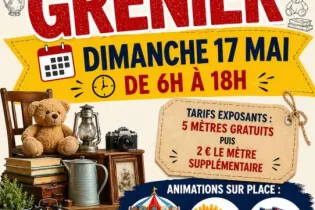202605 Vide grenier_Fougerolles-du-Plessis_affiche - Fougerolles en fête