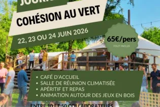 Affiche Journée Évènement Portes Ouvertes Centre Équestre Photo Simple Moderne Vert Jaune Orange - 1 - ©Julie Jaguelin / Yann Ziouani