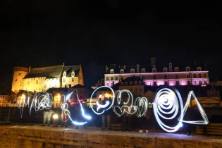 Light painting mardis 28 juillet et 18 août - ©Laval patrimoine
