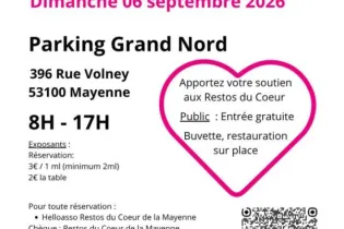Vide grenier resto du coeur - Resto du coeur Mayenne