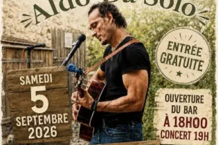 apéro concert Aldo Da Solo - comité d'animation