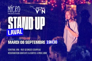 Soirée Stand Up Laval - Marie Carter