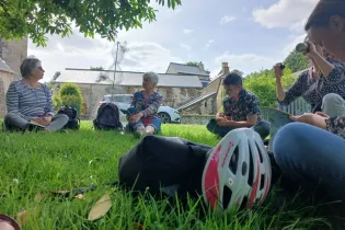 écriture en plein air - virginie riquin