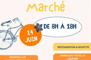 Affiche Bric-à-Brac & Marché - @Avoiseenfetes