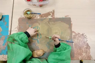 dessin_barbotine - Musée de la faience et de la céramique