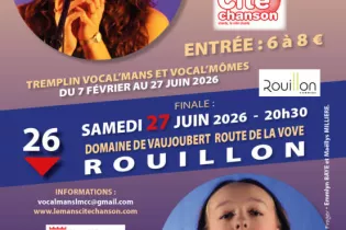 visuel double a6 ROUILLON 27 juin - LE MANS CITE CHANSON