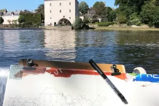 carnet de voyage en bord de sarthe - TETICAP