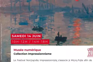 Collection impressionnisme  - Impression, soleil levant, 1872, Claude Monet  ©Musée Marmottan Monet 