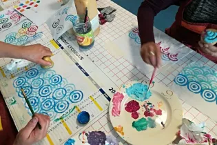 Nappes peintes Melle Mars - Melle Mars