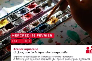 Atelier Aquarelle  - Micro-Folie