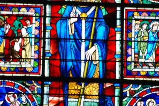 Vitrail de la cathédrale St Julien - Ville du Mans