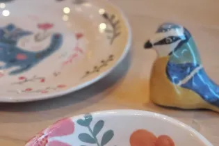décors sur céramique - fannygueniot