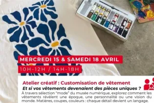 Atelier créatif : Customisation de vêtements  - Micro-Folie 