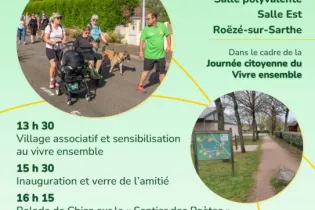 Inauguration ville pilote les balades de Chico 25 avril 2026 - Les balades de Chico Roëzé sur Sarthe