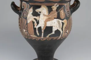 Cratère en cloche, Peintre de New York GR 1000, Grèce, vers 350 av. J.-C - Musées d’Angers, David Riou