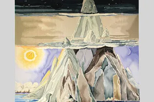 Exposition : Aubusson tisse Tolkien_Angers_1 - The Tolkien Trust 1973, tapisserie, tissage Ateliers Pinton, Aubusson, 2018, Collection Cité internationale de la tapisserie - Studio Nicolas Roger